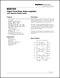 RC6704M Datasheet