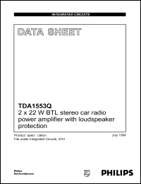 TDA1553Q Datasheet