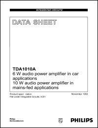 TDA1010A Datasheet
