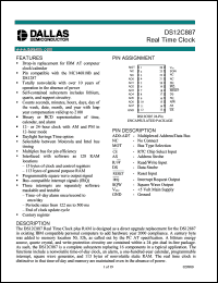 DS12C887 Datasheet