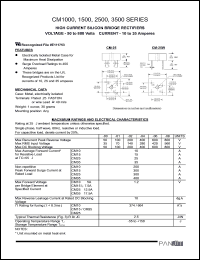 CM3502 Datasheet