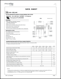 GBJ4B Datasheet