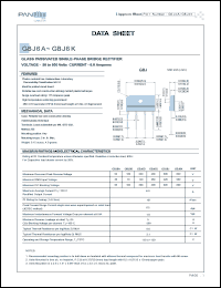 GBJ6B Datasheet