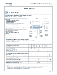 GBJ8J Datasheet