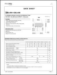 GBL400 Datasheet