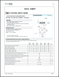 GBPC1502W Datasheet