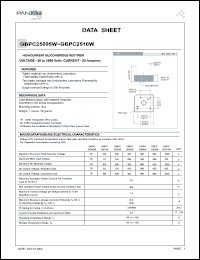 GBPC2501W Datasheet