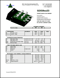 GOG95023 Datasheet
