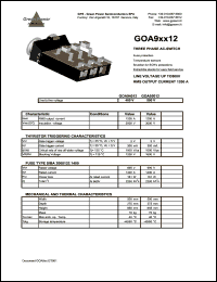GOA95012 Datasheet