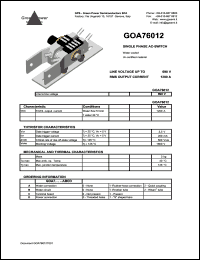GOA76012 Datasheet