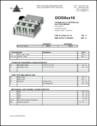 GOG95016 Datasheet