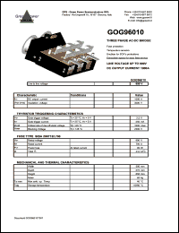 GOG96010 Datasheet