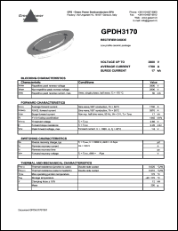 GPDH3170 Datasheet