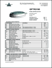 GPTR3190 Datasheet