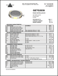 GETG2039 Datasheet