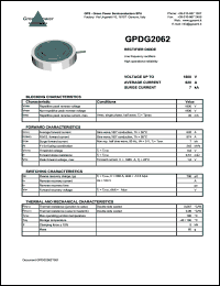 GPDG2062 Datasheet