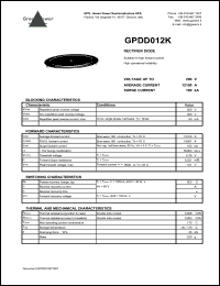 GPDD012K Datasheet