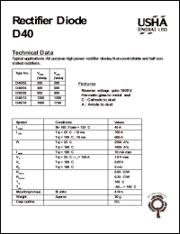 D40-08 Datasheet