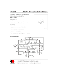 TA7678 Datasheet