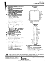 TMS370C256AFNT Datasheet