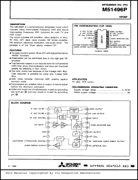 M51496P Datasheet