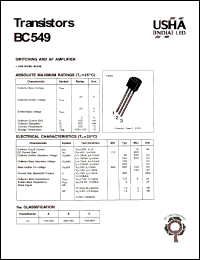 BC549 Datasheet