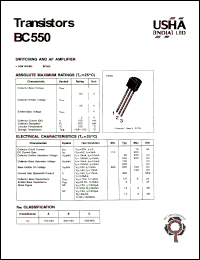 BC550 Datasheet
