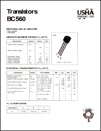 BC560 Datasheet