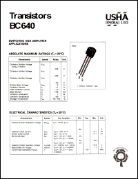 BC640 Datasheet