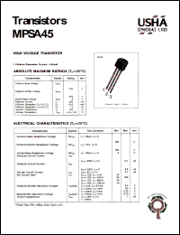 MPSA45 Datasheet
