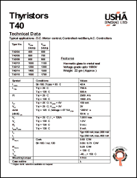 T40-16 Datasheet