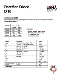 D16-08 Datasheet