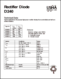 D240-08 Datasheet