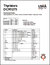 DCR1275-22 Datasheet