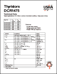 DCR1475-22 Datasheet