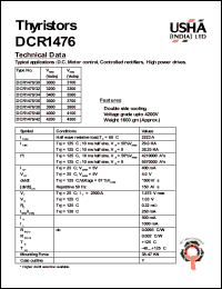 DCR1476-40 Datasheet