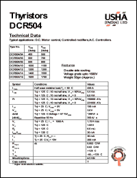 DCR504-06 Datasheet