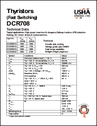 DCR708-16 Datasheet