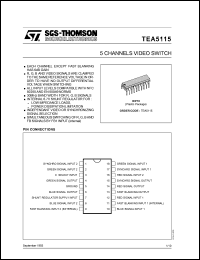 TEA5115 Datasheet