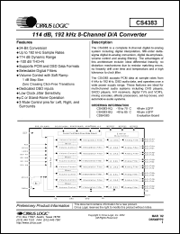 CS4383-KQ Datasheet