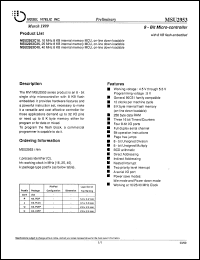MSU2953C25 Datasheet