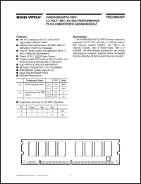 V436516R04VATG-75PC Datasheet