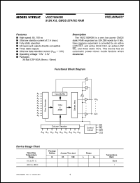 V62C1804096LL-85TI Datasheet