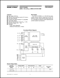 V62C21164096LL-70T Datasheet