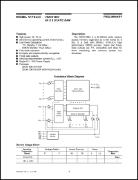 V62C51864L-70F Datasheet