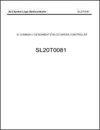 SL20T0081 Datasheet