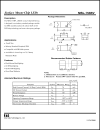 MSL-154BV Datasheet