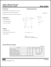 MSL-824BV Datasheet