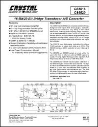 CS5516-AP Datasheet