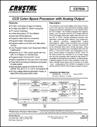 CS7654-KQ Datasheet